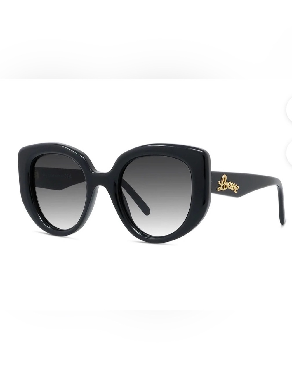 Loewe Black Women's Sunglasses with Gradient Lenses. LOEWE - LW40100I